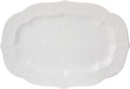 Lenox Serveware, Lenox French Perle White Serving Platter, Oval Shape, 18.5-Inch, Stoneware, Dishwasher Safe, Turkey Platter for Thanksgiving, Winter Hosting, Christmas Serving (White, 1 Piece)