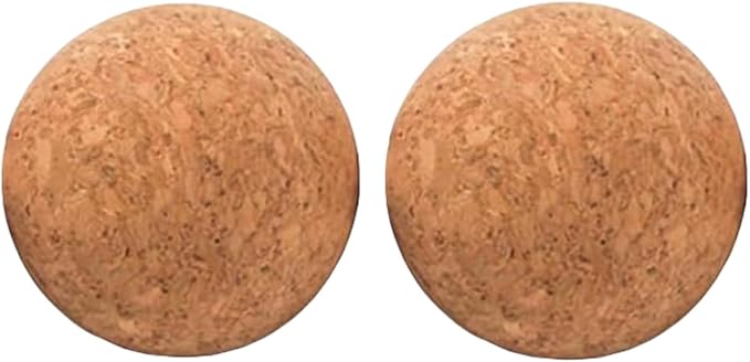 2Pcs Wooden Wine Cork Ball Stopper Plugs for Wine Decanter Carafe Bottle Replacement Wine Stoppers and Pourers Bar Tools