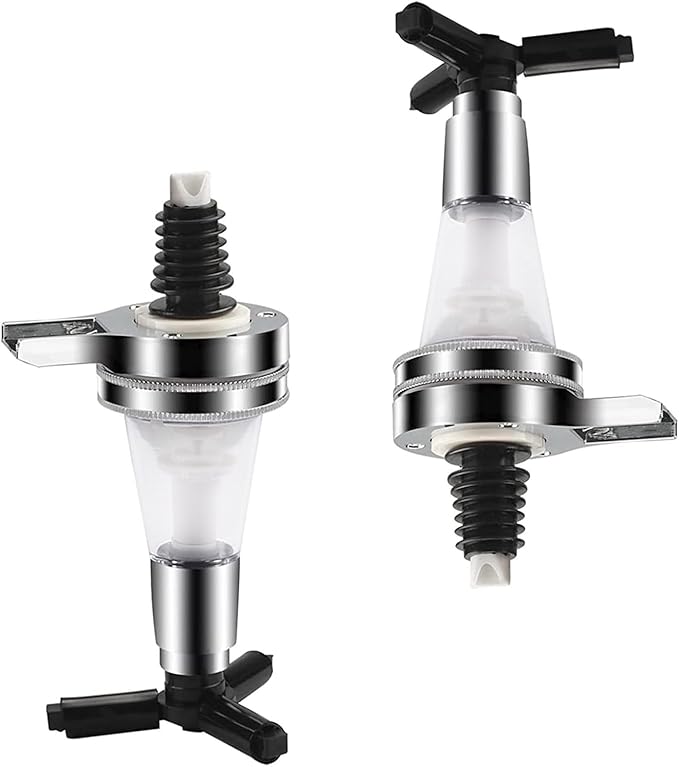 Optic Liquor Dispenser 0.85oz 25ml Bar Tool for Wine, Cocktails, and Liquor, Drink Pourer Bartending Tool，Perfect for Pouring and Measuring Spirits at Home or Pubs, Set of 2