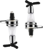 Optic Liquor Dispenser 0.85oz 25ml Bar Tool for Wine, Cocktails, and Liquor, Drink Pourer Bartending Tool，Perfect for Pouring and Measuring Spirits at Home or Pubs, Set of 2