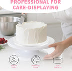 12-Pack Cake Drums 12 inch Round, White Food Graded Greaseproof Cake Rounds 12 inch Cakes Boards Cardboard Circles for Wedding Birthday Parties Pizza. (12inch(12pack))