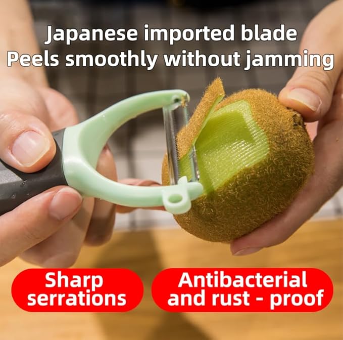Kitchen vegetable peeler, potato peeler stainless steel multifunctional set kitchen and household tools fruit peeler Y&I Japanese blade will not rust