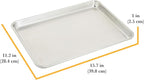 Chigcago Metallic Recyled Aluminum Medium 10x15 Baking Sheet, Made From Recylced Aluminum, Perfect For Roasting Vegetables, Baking Cookies, Making One Sheet Meals
