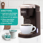 Maud's Espresso Coffee Pods, 100 ct, Dark Roast Coffee in Recyclable Single Serve Pods – 100% Arabica Coffee, Compatible with Keurig K Cups Maker