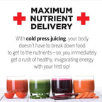Omega Cold Press Juicer Machine, All-in-One Nutrition System for Vegetable and Fruit Juice, Nut Butter, Baby Food, Pasta and Sorbets, Triple-Stage 80-RPM Slow Masticating Juicer, 200-Watts, Chrome
