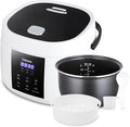 Rice Cooker Small,6-Cup (Uncooked) / 12-Cup (Cooked),6-in-1 Multi Cooker,Electric Smart Rice Cooker,Portable Non-Stick Rice Maker With Steamer Basket,12 Hours Timer Delay & Keep Warm Function