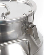 304 Stainless Steel Milk Can Large 12L-60L Capacity Milk Bucket Ice Buckets Bar Tools Wine Pail Bucket Milk Can Tote Jug with Sealed Lid Heavy Duty for Milk and Wine Liquid Storage (30L)