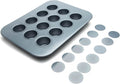 Fox Run Mini Cheesecake Pan with Removable Bottoms, Non-Stick, 10.5 x 14 x 1.5 inches