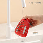 Kitchen Gadgets Set 6 Pieces, Space Saving Cooking Tools Kitchen Accessories-Garlic/Ginger Grinder, Cheese Grater, Vegetable/Fruit Peeler, Pizza Cutter, Herb Stripper, Bottle Opener, Gadgets Gift Set