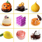 3D Truffle Ball Shape Sphere Silicone Baking Mold for Mousse Cake French Dessert Mold for Pastry Chocolate Soap Ice Cream 15 Cavity