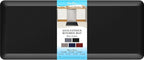 4/5 Inch Thick Kitchen Mats for Floor, StepRite Kitchen Rug for Standing Desk, Non-Slip, Thicker, Stain & Water Resistant, Comfort Anti Fatigue Floor Mat for Home, Kitchen, Office - Black,54 * 22''