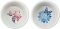 Dolly Parton Ramekin Set – Ceramic Bakeware with Mosaic Flower Design, Oven/Microwave/Freezer Safe, Even Heat Distribution, For Desserts, Soufflés and Casseroles, 2 Piece, 7 Ounce