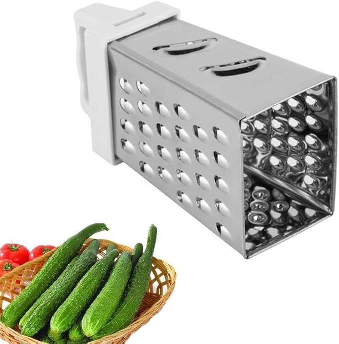 Multifunctional 4 Sides Grater Slicer Stainless Steel Handheld Potatoes Grater Mini Vegetable Cutter Kitchen Accessories Handheld Mini Cutter Peeling, Grating & Slicing Tools