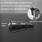 Coffee Maker Steam Tube Nozzle Tip Spout Replacement for Delonghi All Series ECP3420/310/330/EC680/685/EC9335/9665 Espresso Coffee Machine Steam Wand Tip Milk Foam Spout