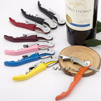 Waiter Corkscrew Professional Wine Opener with Foil Cutter,Manual Wine Bottle Opener for Servers, Bartenders and Waiter (1, Pink)