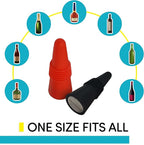 Ah So Wine Opener - Two Prong Cork Puller with 2 Wine Stoppers for Wine Bottles - Stainless Steel Wine Bottle Opener - Ideal for Safely Removing Fragile, Old Corks Intact - Gifts for Wine Lovers