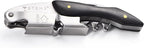 Etens Professional Wine Opener - Double Hinge Corkscrew with Foil Cutter & Cap Remover, Manual Wine Key for Bartenders & Servers