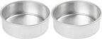 Winco ACP-083 Winware 8-by-3-Inch Aluminum Layer Cake Pan, 1 Count (Pack of 2)