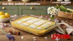 Pyrex 234 4qt Basics Glass 3.79L Baking Dish - Made in the USA
