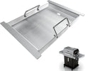 Half Griddle for Ninja FlexFlame PG300 Grills, Stainless Steel Sizzle Griddle Plate for Ninja-Flex Flame Grill Accessories XSKHLFGRIDLE, Even Heat Distribution & Versatility For Cooking 17''L x 12''W