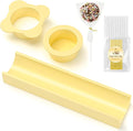 Circle Cake Pop Mold for Baking with 50PCS Cake Pop Sticks Bags Ties,Baking Molds for Birthday Wedding Baby Shower Kids Party Desserts-Yellow