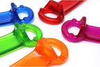 Jar Opener Jar Key,Easy Grip Jar Lid Opener Plastic Jar Opener for Weak Hands,Elderly, Children