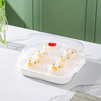 Microwave Steamer with Lid and Tray, Vegetables Steamer for Microwave Bowl, Microwavable Cookware Supplies (1 - Layer)