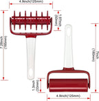 5 pcs Pizza Tools Set incl Dough Roller and Docker and Silicone Pastry Dough Mat and Dough Scraper Cutter Time-Saver Dough Tools Set (5 pcs)