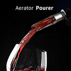 Wine Air Aerator & Wine Pourer Spout Dual Function with Leak-Proof Design, Universal Fit, Instant Red Wine Flavor Enhancer, Wine Tool for Wine Lovers