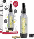 iSi North America Twist'n Sparkle Virtuoso 6 iSi Soda Chargers Included - Onyx
