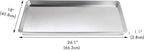 New Star Foodservice Commercial-Grade 18-Gauge Aluminum Sheet Pan/Bun Pan (18 L x26 W x1 H (Full Size) XL Size Measure Oven)