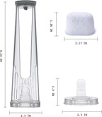 Water Filter Holder Starter Kit for Keurig 2.0 K-Express Essentials K-Supreme (Plus) K-Cafe K-Select K-Elite Brewers K-slim, Water Reservoir handle with 6 filters