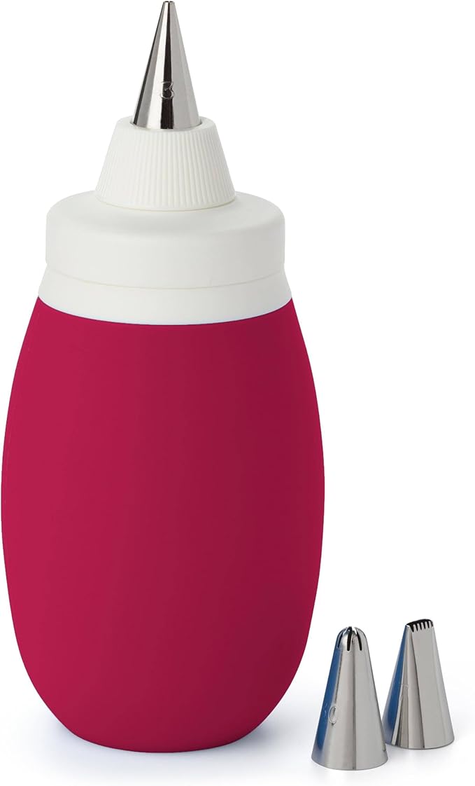 PREPWORKS Kitchen Tool Decorating Set, 1 Count, Red