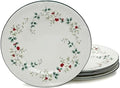 Pfaltzgraff Winterberry 10-1/2-Inch Dinner Plates, Set of 4, White
