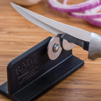 Rada Cutlery Quick Edge Knife Sharpener (R119), 3.5" x 2", Stainless Steel Wheels, Pack of 6