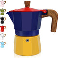6 Cup Aluminum Espresso Stovetop Moka Pot Express Coffee Maker Percolator Italian Classic Mocha Coffee Machine for Italian and Cuban Cafe Brewing for Home Camping 300ml 10oz