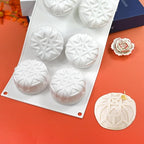 mostsom Sea Octopus Tentacles Silicone Mold Round Star Shaped Baking Mold Cake Border Fondant Molds Cake Decorating Tools (H_11.88x6.92x1.4 inch)