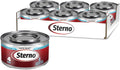 Sterno Fuel Cans - 4-Hour Burn, (12-Pack) Chafing Dish Fuel Can Burners for Food Warmer, Resealable Chafer Fuel Canned Heat, Safe Heat