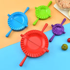 DOITOOL 4pcs Dumpling Maker Set Plastic Pp Dumpling Press Cutters with Large, Medium, Small, Mini Molds for Manual Dough Sealing and Kitchen Cooking Tools Random Color