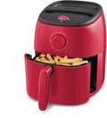 Dash Tasti-Crisp™ Air Fryer - AirCrisp® Technology - Compact Design with Adjustable Temperature Control - Nonstick Fry Basket & Auto Shut-Off Feature - 2.6 Quarts - Red