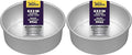 Wilton Aluminum Round Cake Pan, 8 x 3-Inch, Silver (Pack of 2)