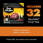 Chock Full o' Nuts Heavenly Original Keurig K-Cup Pods for Keurig Brewers – Premium Arabica, Medium Roast – Single Serve – 1 Pack of 32 K-Cup Pods