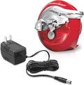 Hamilton Beach Walk 'n Cut Electric Can Opener for Kitchen, Use On Any Size, Automatic and Hand-Free, Cordless & Rechargeable, Easy Clean Removable Blade, Red (76506)