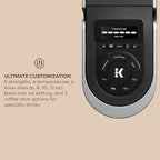 Keurig K-Café SMART Single Serve Coffee Maker with WiFi Compatibility, Latte and Cappuccino Machine with Built-In Frother, 6 Brew Sizes, Black