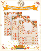 qiqee Thanksgiving 12 Cupcake Boxes with Window 16-Packs Cupcake Box 13"x10"x3.5" Cupcakes Carrier, 12 Cupcake Containers For Thanksgiving Day