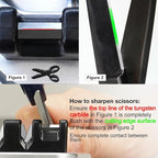 SHARPAL 191H Knife Scissors Sharpener | Repairs, Restores & Sharpens Straight, Serrated & Kitchen Knives – Versatile Sharpening Tool for Blades