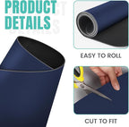 WISELIFE Coffee Mat Super Absorbent Dish Drying Mat Bar Accessories Match with Coffee Machine Large Drying Mats for Kitchen Counter 12" W x 19" L, Blue