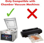 UltraSource - Chamber Machine Pouches 3 Mil Thickness, 16" x 24", Pack of 500 Vacuum Chamber Pouches, BPA-Free Pre-Cut Chamber Vacuum Sealer Bags with tear notch