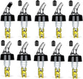 Measure Pourer Drinks Wine Cocktail Beverages Dispenser,Automatic Measured Bottle Pourer Spout,Quick Shot Spirit,Ideal Cocktail Home Bar Tools 1oz/30ml Yellow 10 Pack