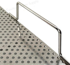 Sunrise Stainless Steel Fryer Screen with Handles (Solid Screen) (1, 13.5" x 13.5" x 1.75")